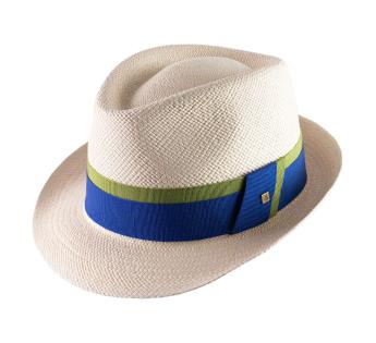chapeau pop bleu vert Théo