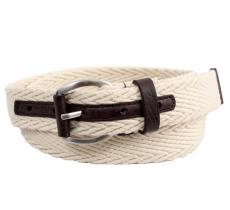 Webbing and leather